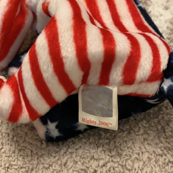 Beanie baby’s vintage all 3 from 2000s. Righty the Elephant! - Picture 6 of 6